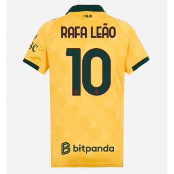 Billige Fotballdrakt AC Milan Rafael Leao #10 Replika Tredjedrakt Dame 2025-26 Kortermet